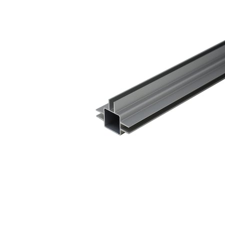 Eztube 3-Way Extended Captive Fin for 1/4in Panel  White, 84in L x 1in W x 1in H, QR 1 End 100-283S WH 1QR 7